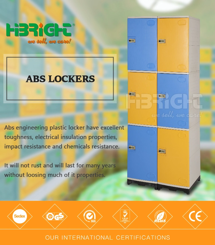 Workers ABS Plastic Storage Locker for Gym