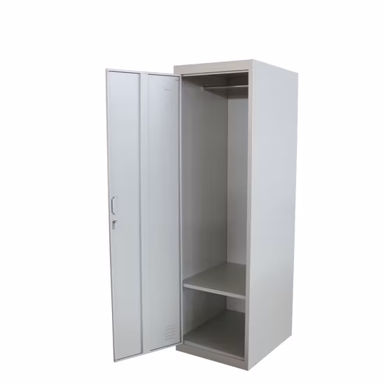 Wide Single Door Locker Knocked Down Steel Clothes Locker with One Door Used in Gym/Bathroom/Dressing Room