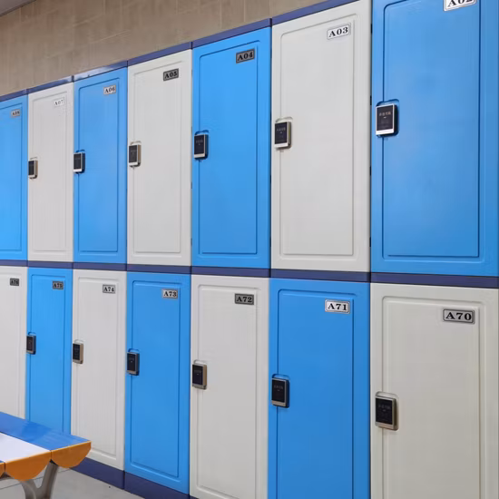 Gym Changing Room School ABS Plastic Locker for Water Pool