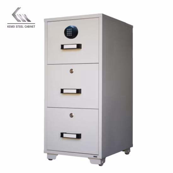 Gabinete de almacenamiento de archivos vertical ignífugo