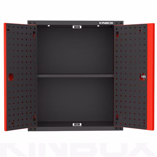 Kinbox 13 piezas taller garaje almacenamiento acero herramienta armario de pared para tienda