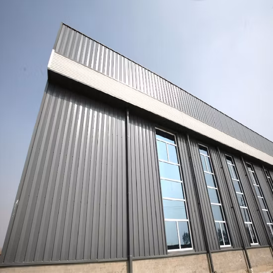 Edificio prefabricado de estructura de acero de instalación rápida/establo para gallinero de granja avícola