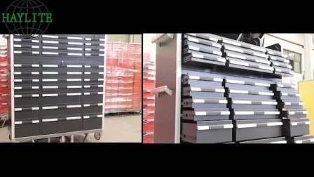 Gabinete de herramientas de caja de herramientas de acero móvil de 32 cajones de uso de garaje OEM