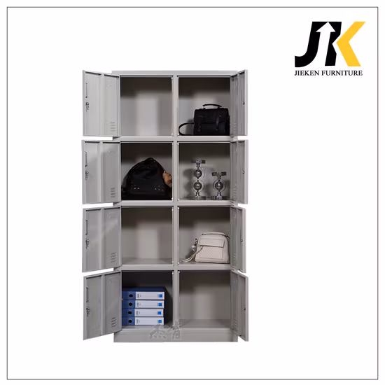 El casillero de almacenamiento de acero y metal viste el casillero de puertas múltiples