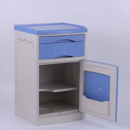 Mecan nuevo lado de la cama médica ABS armario de acero junto a la cama con precio barato