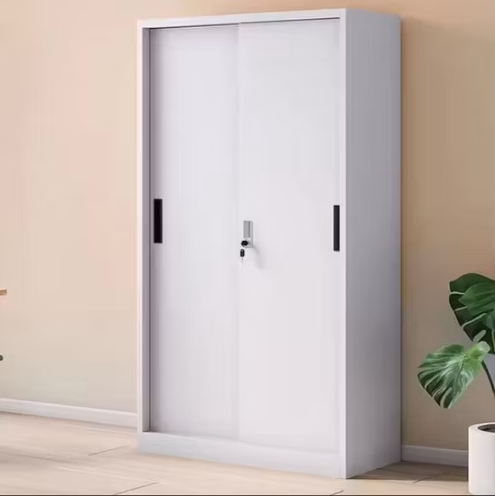 Muebles de oficina modernos, archivador Almirah de acero para almacenamiento de almacenamiento de metal de 2 puertas