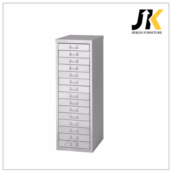10 Gabinete de almacenamiento de diez cajones Gabinete de dibujo con casillero de acero