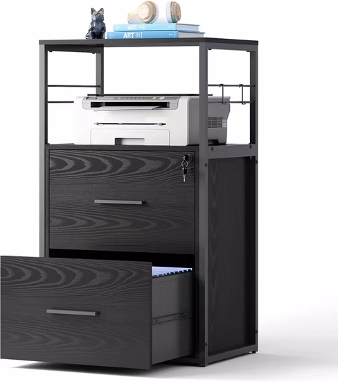 Gdlt Mobiliario de Oficina 3 Cajones Archivador Lateral Archivador Metal Acero