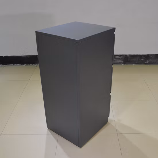 Archivador de acero moderno para almacenamiento de archivos de metal con 3 cajones para uso de oficina