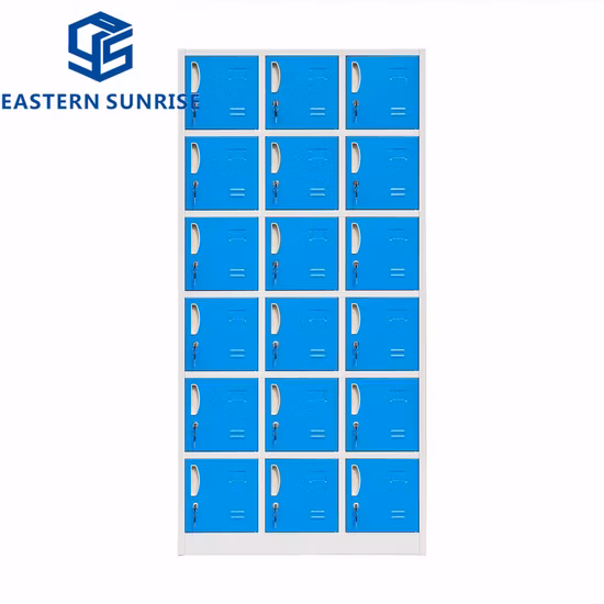 Armario de armario de 2 puertas de hierro de acero de varios colores