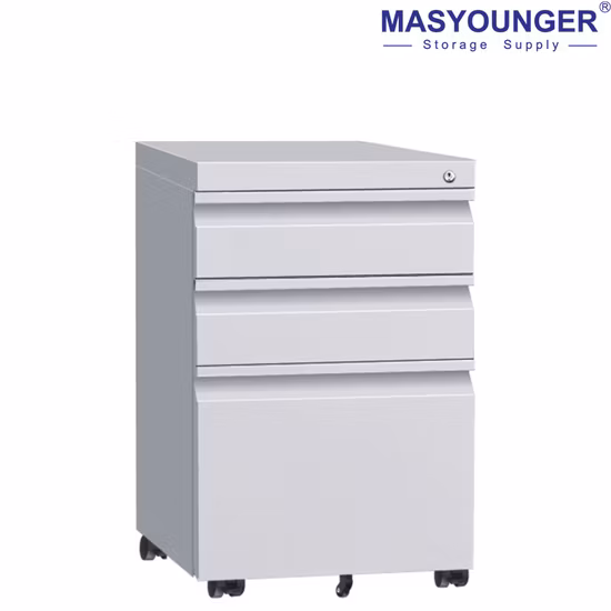 Mueble de oficina de almacenamiento de gran tamaño de la oficina moderna de metal móvil Caddy Gabinete