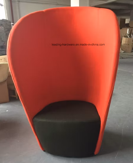 Muebles de vestíbulo de hotel de ocio público con respaldo alto de sofá individual